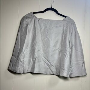 Elegant Silver Women's Blouses